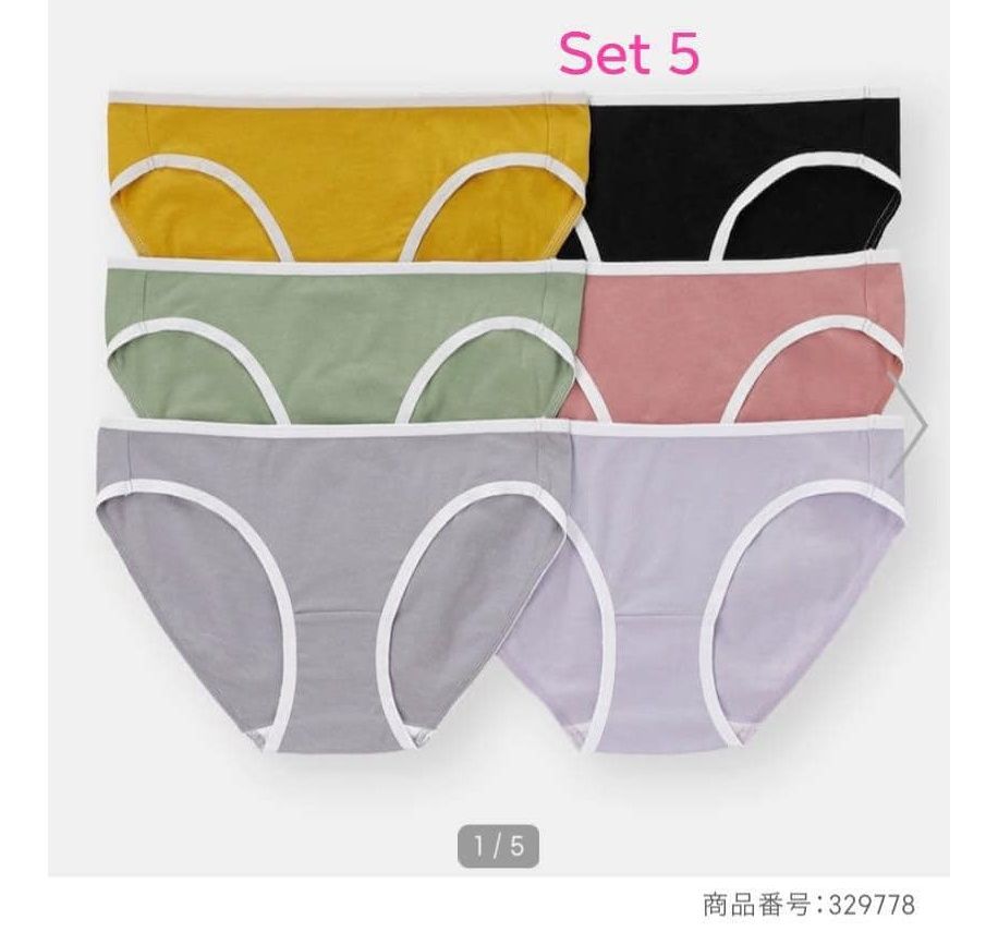 Set 6 quần lót Gu các màu - 329778