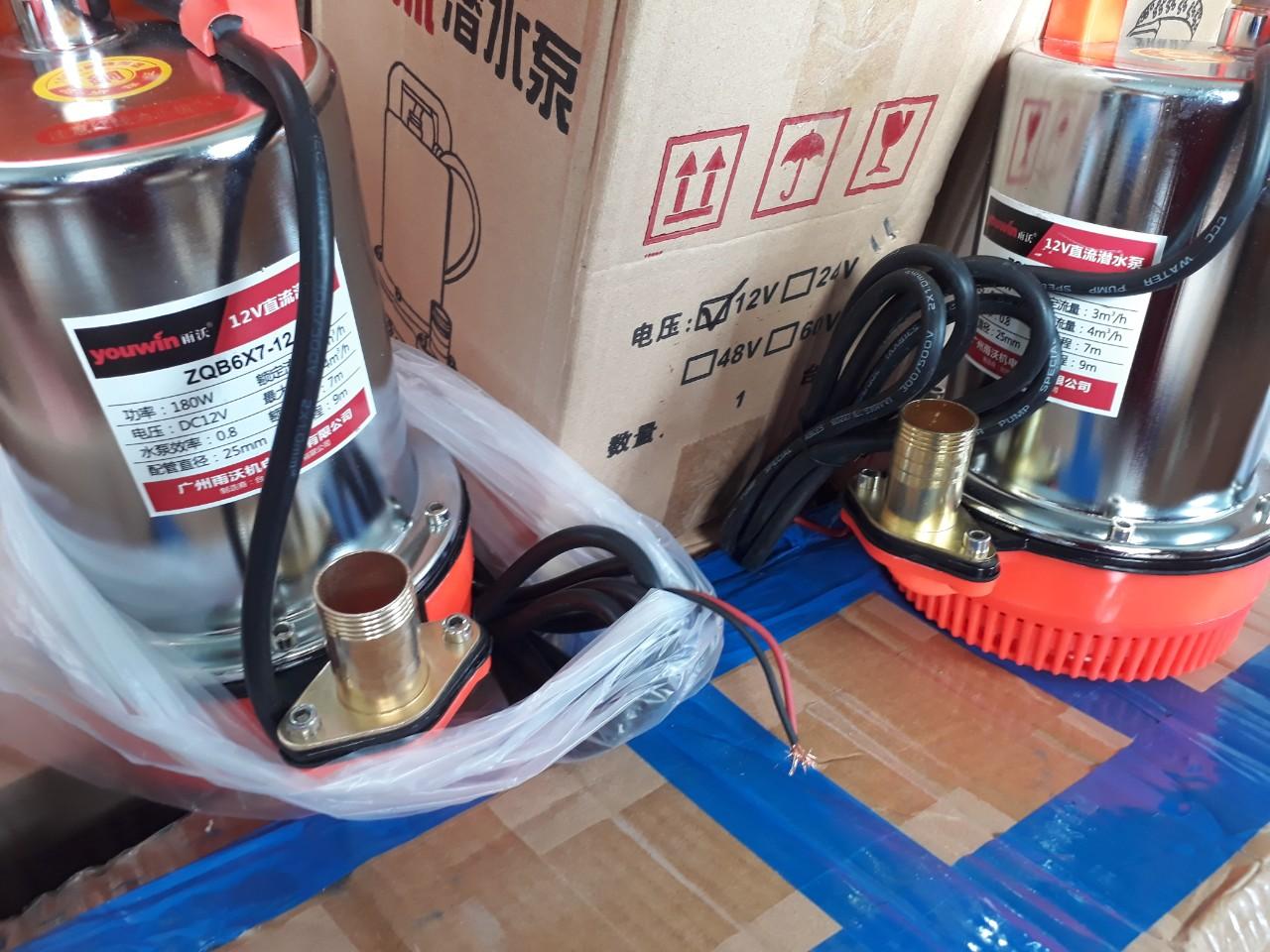 Bơm chìm Inox 12V - 180W