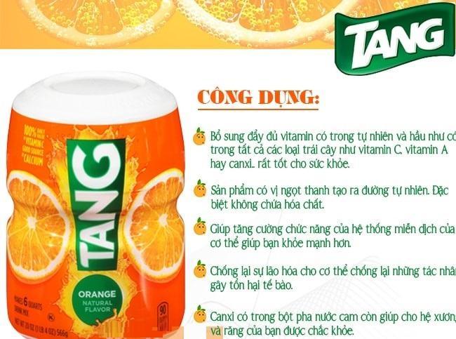 Bột Cam Tang nhỏ Mỹ-566g