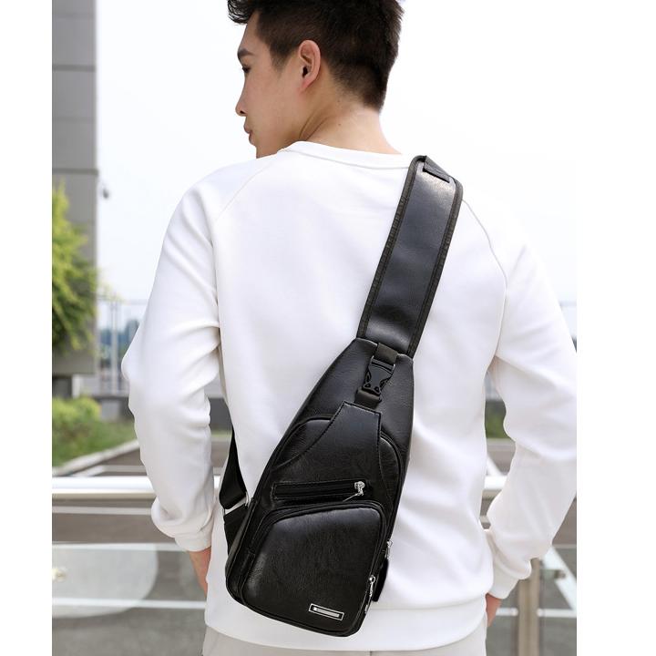 Túi bao tử đeo chéo da PU cao cấp TBT4