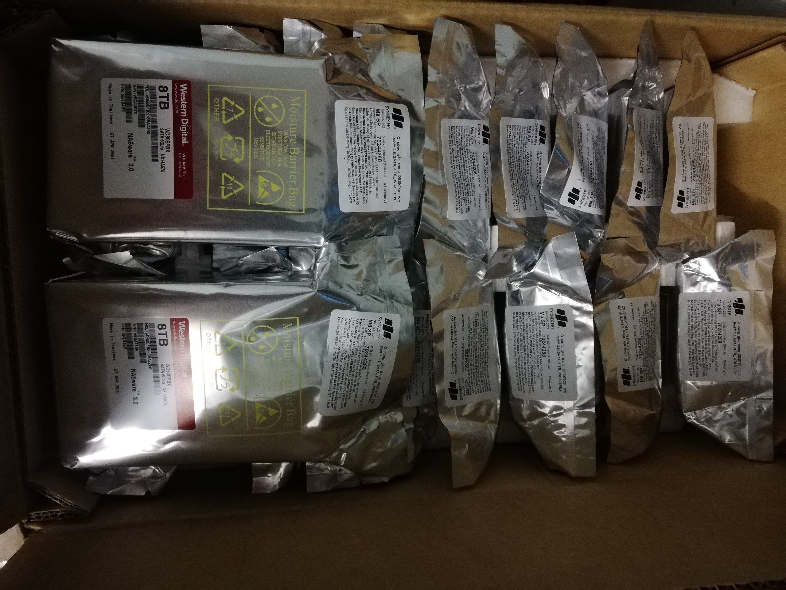 Ổ cứng WD Red Plus 8TB WD80EFBX