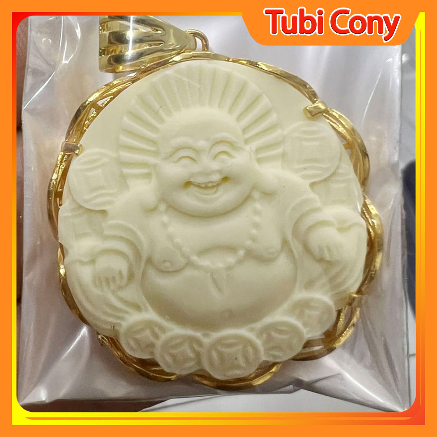 Fruit Pendant ivory Buddha Sakyamuni Buddha and solid mental Naga 060rdx1.125. -Carry outings, go to party very beautiful-beautiful necklaces, fashion necklaces