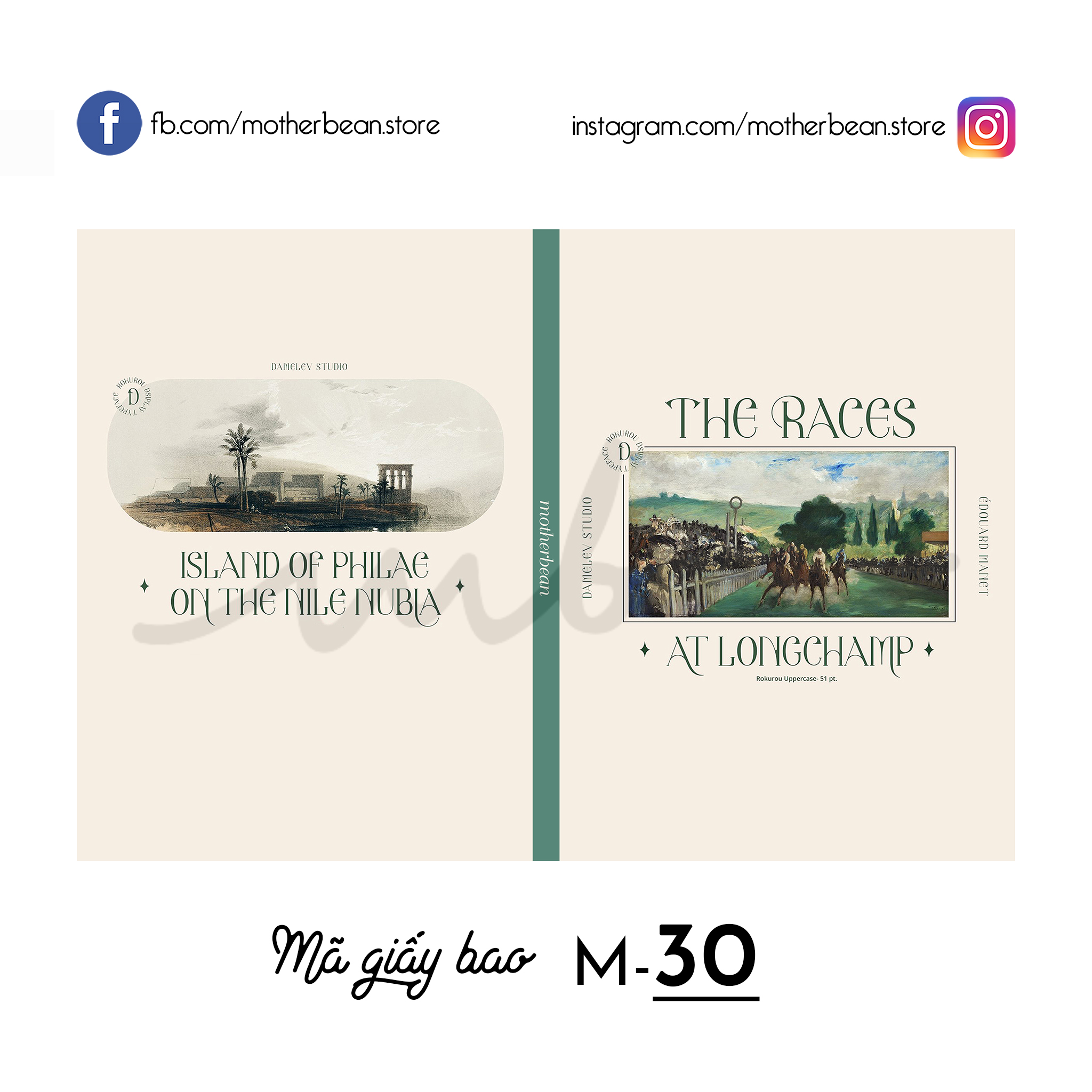Giấy Bao Vở | SET 10 tờ mẫu MINIMALISM