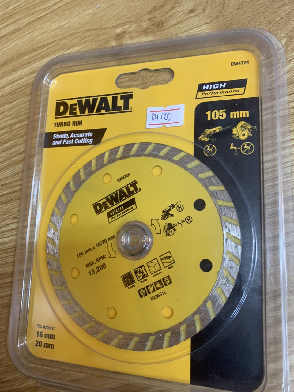 Lưỡi cắt gạch đa năng 105mm DeWALT DW4724
