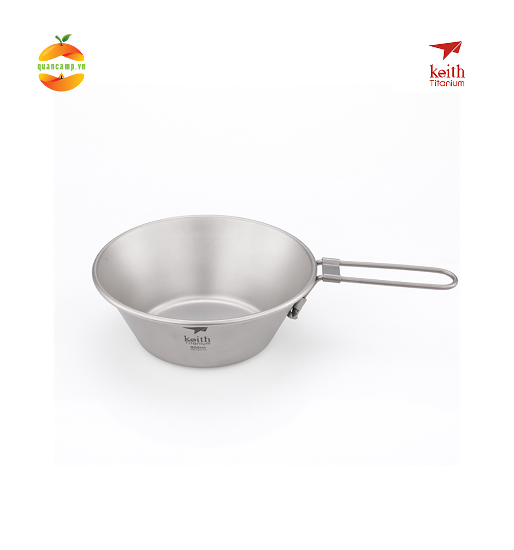 Cup food picnic folding compact titanium Keith Ti5320 - 300ml