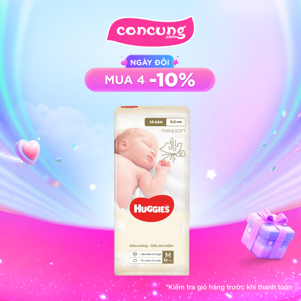 Tã dán Huggies Thin & Soft