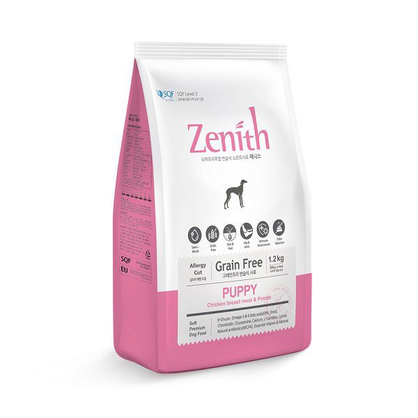Thức ăn hạt mềm cho chó con Zenith - túi 1,2kg, 3kg