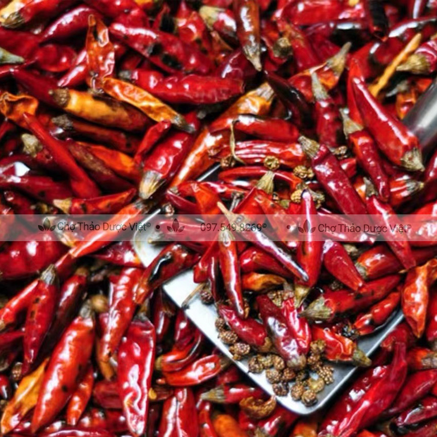 Ớt khô 500g ( Ớt nguyên quả khô, cay nồng, gia vị lẩu cay) - Chợ Thảo Dược Việt
