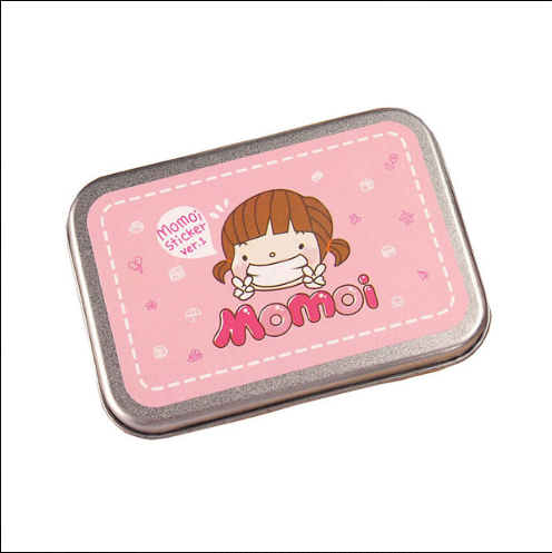 [HCM]Hộp Thiếc 20 tấm Sticker Momoi ( trang trí sổ kế hoạch nhật ký)