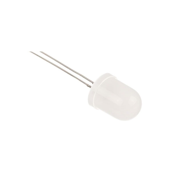 [10 cái] Led đơn 10mm màu đỏ, trắng trong suốt (F10)