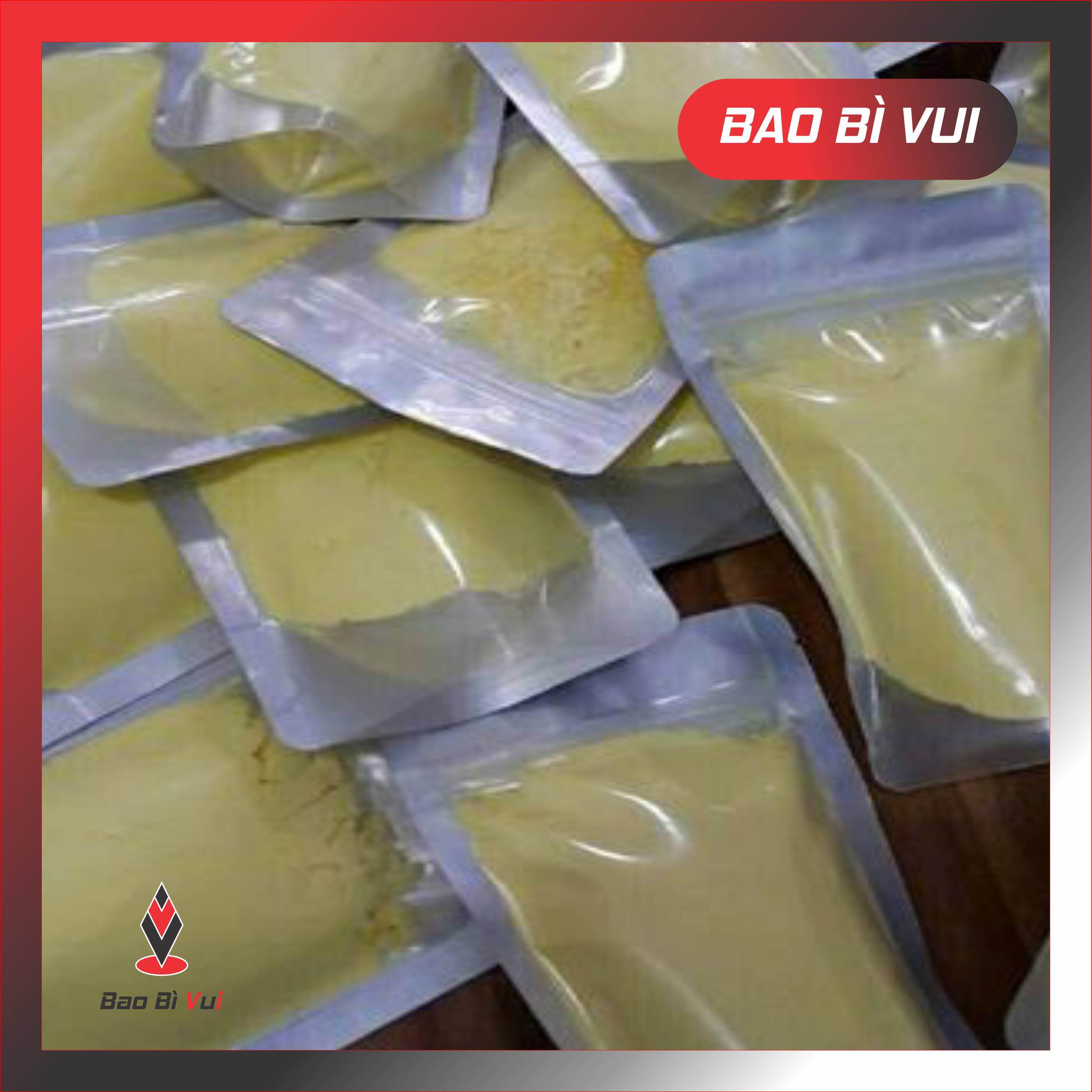 500G Túi Zip Bạc Đáy Đứng