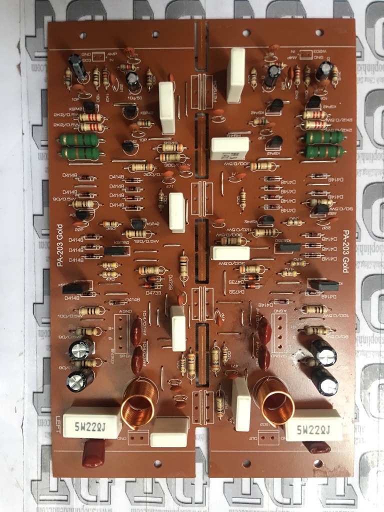 Board Công suất amply 8 sò dùng transistor