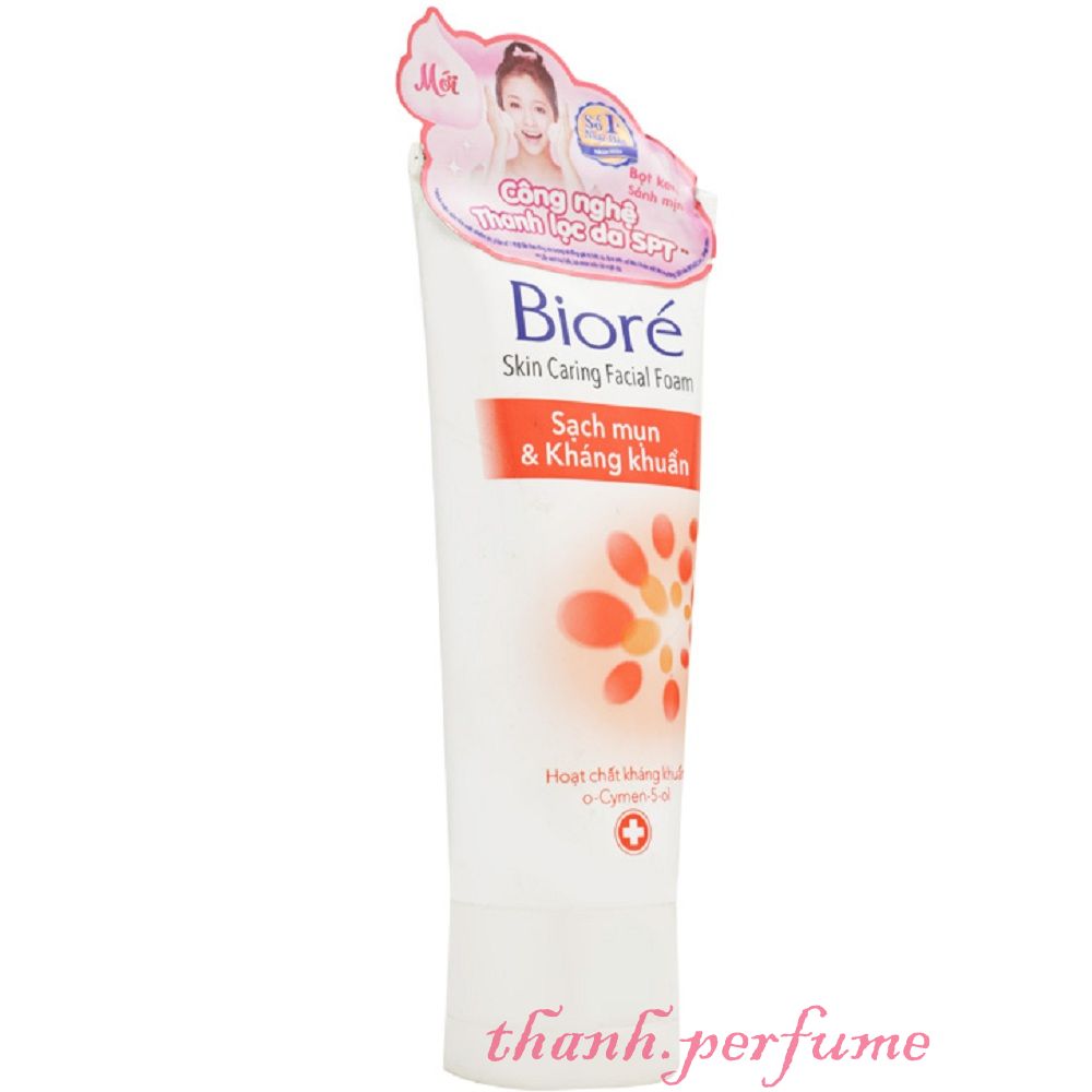 Sữa Rửa Mặt 50G Biore Sạch Mụn & Kháng Khuẩn