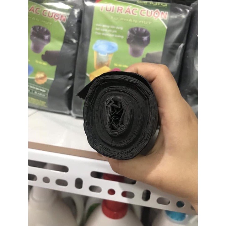 Set 3 cuộn túi đựng rác sinh học tự phân hủy