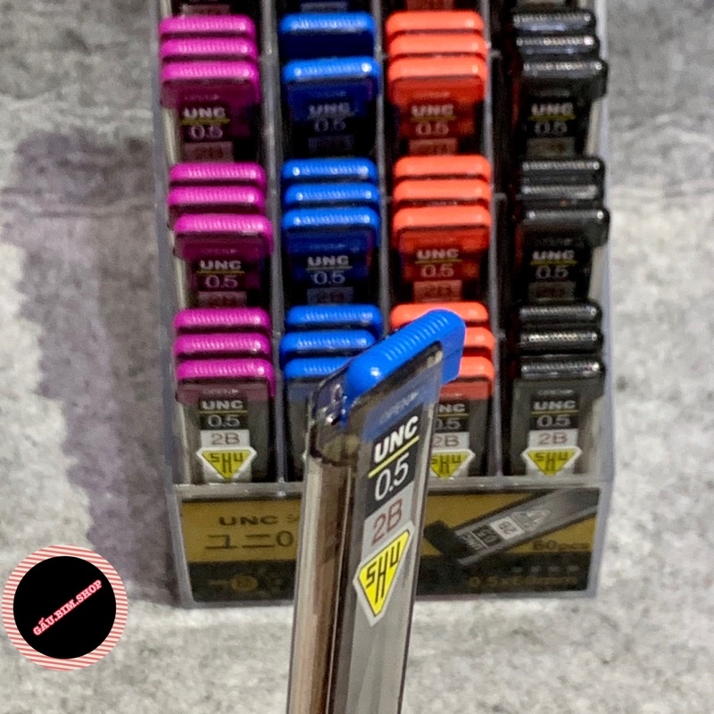 Combo 10 lọ Ngòi chì kim thay thế 0.5mm và 0.7mm (20 ngòi trong 1 lọ)