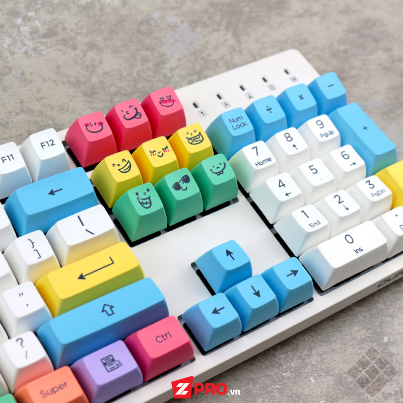 Bộ Keycap PBT Chalk SA Profile 157 Phím - zpro.vn