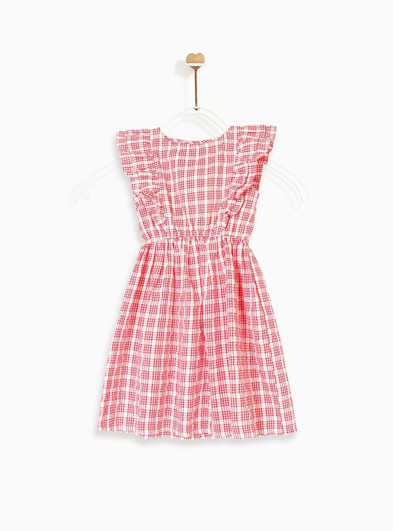 Đầm bé gái MDK Plaid Skater