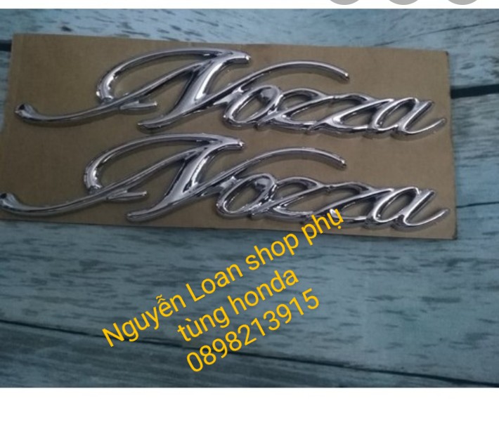 Bộ tem decal chữ nổi Nozza