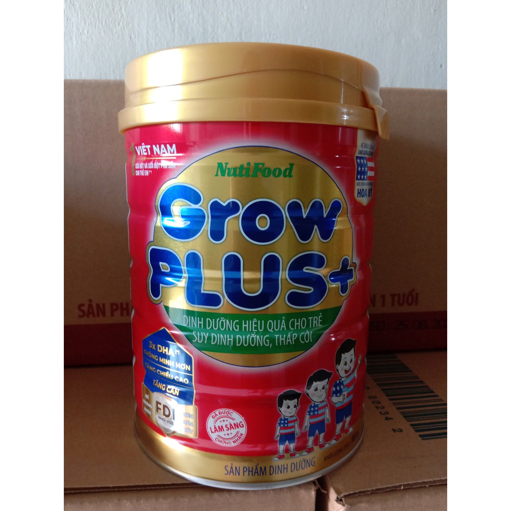 Sữa Grow Plus đỏ Nutifood 900g (trẻ từ 1 tuổi trở lên) hsd luôn mới