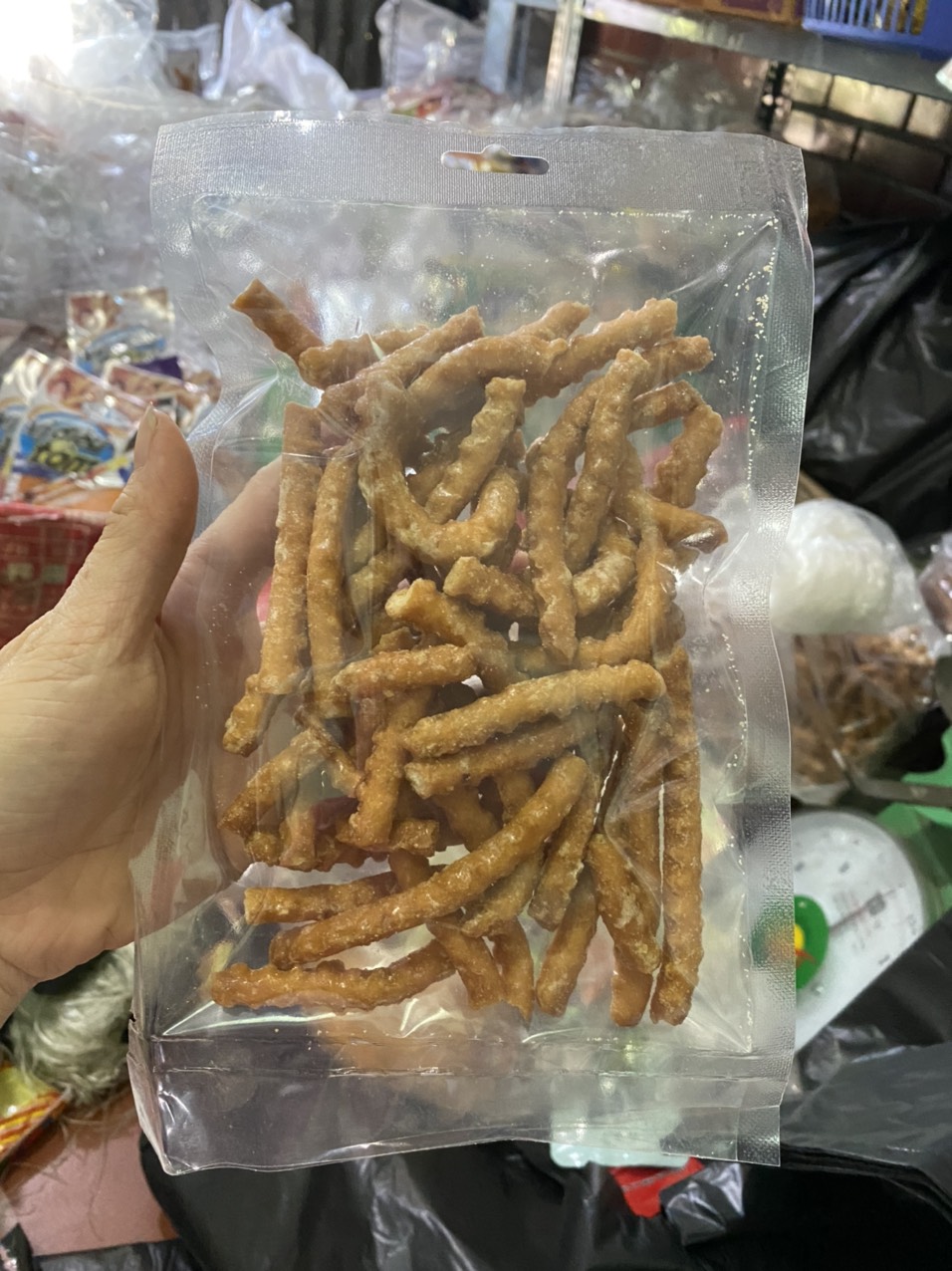 Combo nhiều đồ ăn vặt tuổi thơ tăm đậu hà lan, bánh pò quẩy, snack quẩy cay đồ ăn vặt giá rẻ 1k