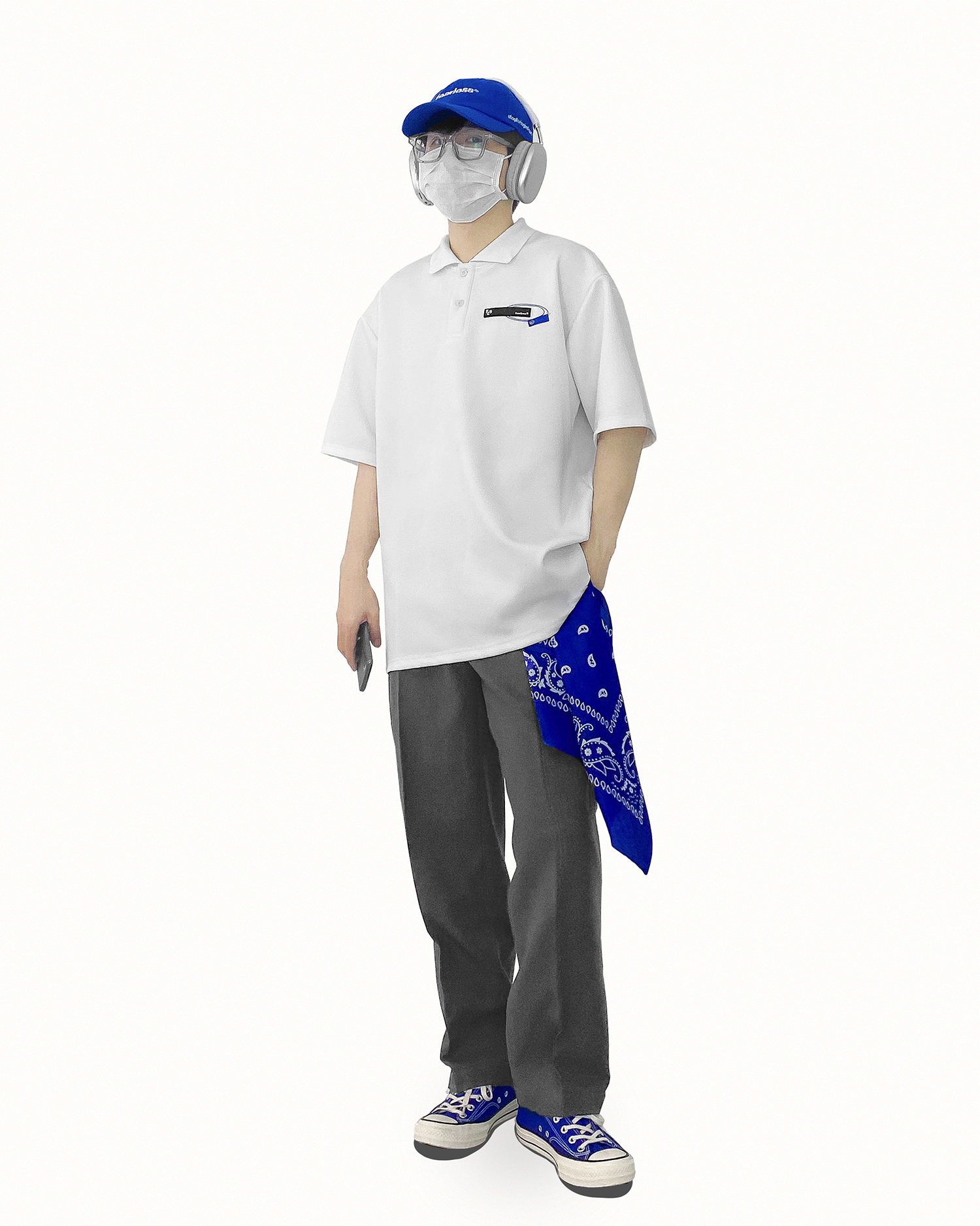Áo thun polo oversize FEARLESS FLS vải poly