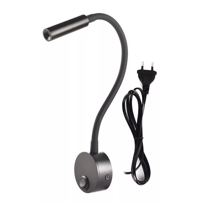Đèn Soi Tranh 3w. Đèn Đọc Sách 3W. Đèn Rọi Tranh Đế Có Công Tắc. Kopri