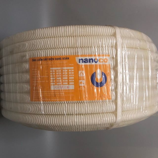 [ NANOCO ] RUỘT GÀ CHỐNG CHÁY ( 16mm, 20mm, 25mm, 32mm )