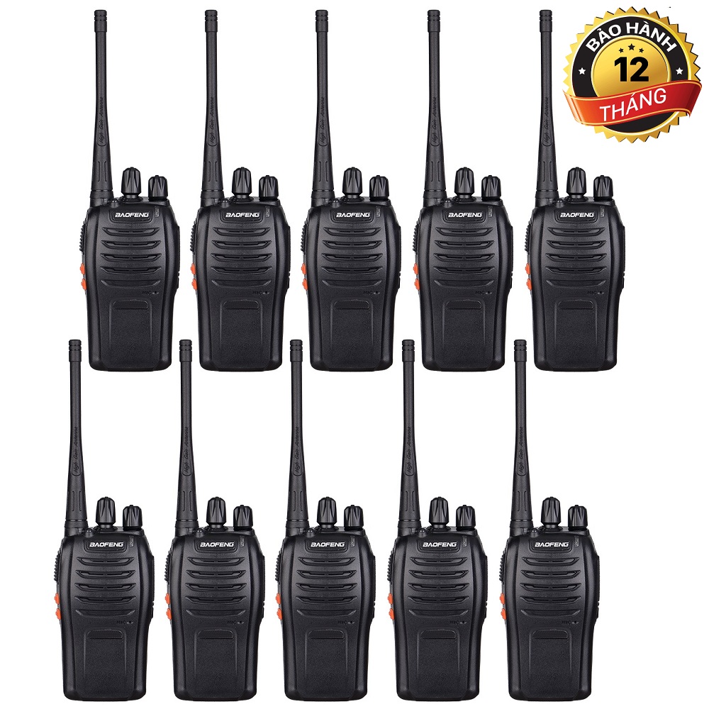 Bộ 10 bộ đàm baofeng bf888s - bh:12 tháng