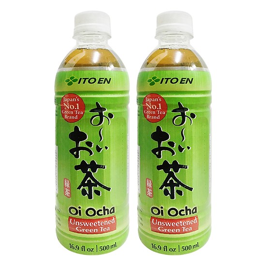 Nước uống trà xanh Oi Ocha Green Tea (ITOEN) 500ml - 12 chai