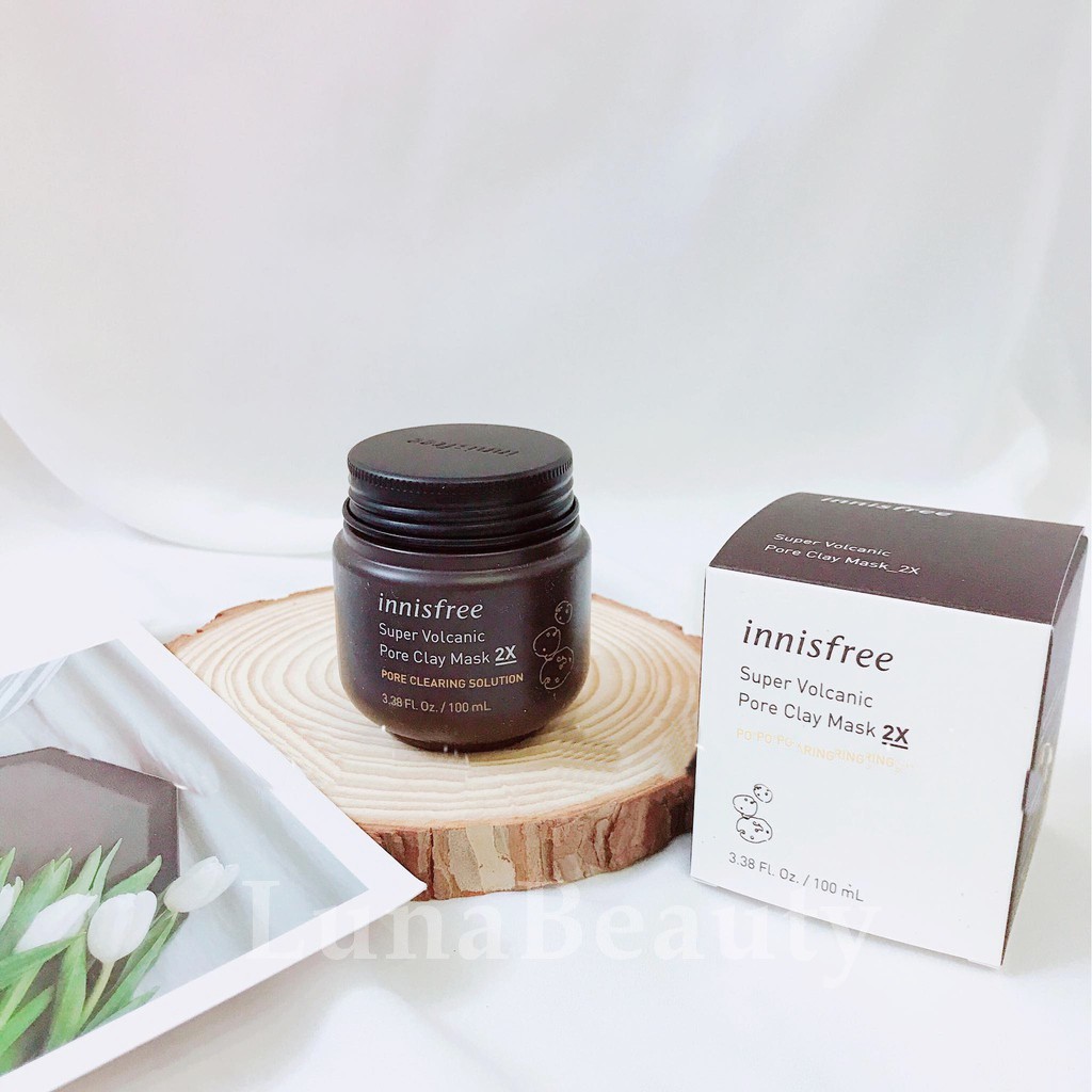 Mặt nạ đất sét Innisfree Super Volcanic Pore Clay Mask 2X 100ml