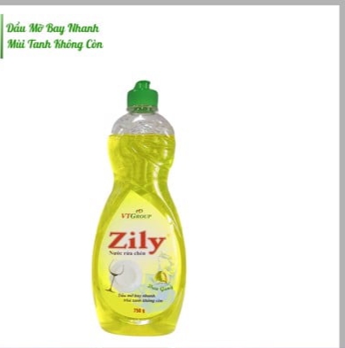 Nước rửa chén zily 750gr dưa gang