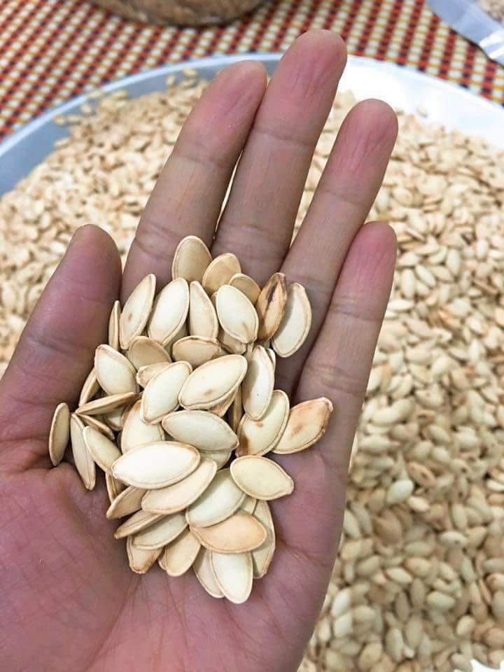 HẠT BÍ TRẮNG RANG TAY LOẠI TO NGON 100GR[ 100g Bí Ngô rang chín]