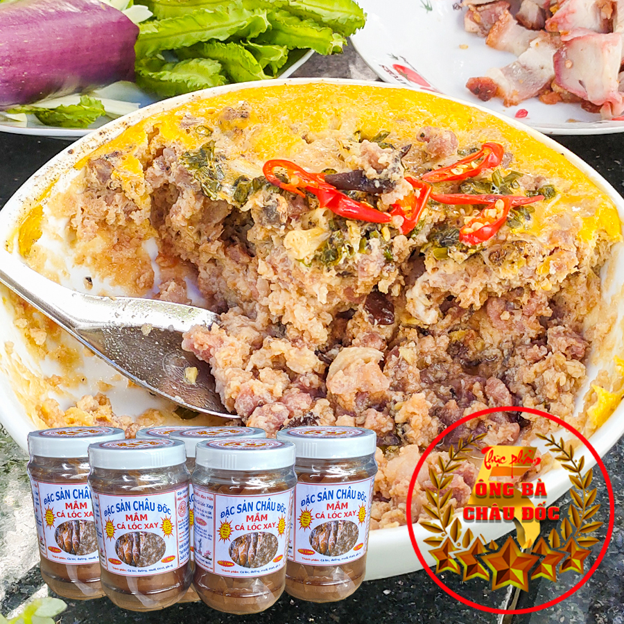 Mắm lóc xay thơm ngon không xương hủ 500gr