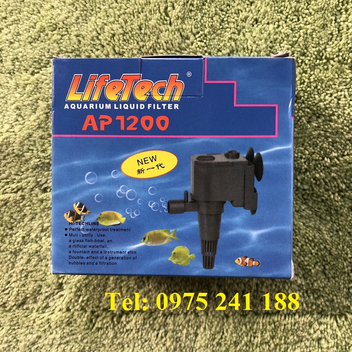 Bơm bể cá Lifetech AP1200, công suất 8.5W