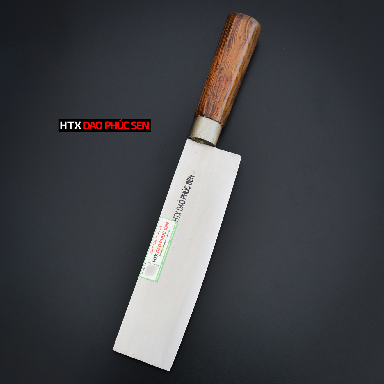 Dao dao thái thép trắng 18cm G01KC