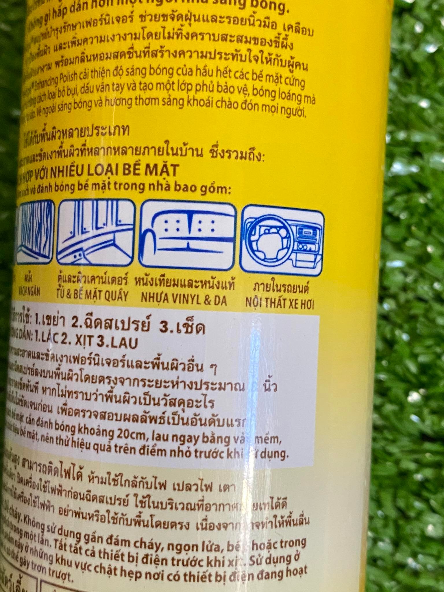 chai xịt bóng đồ gỗ