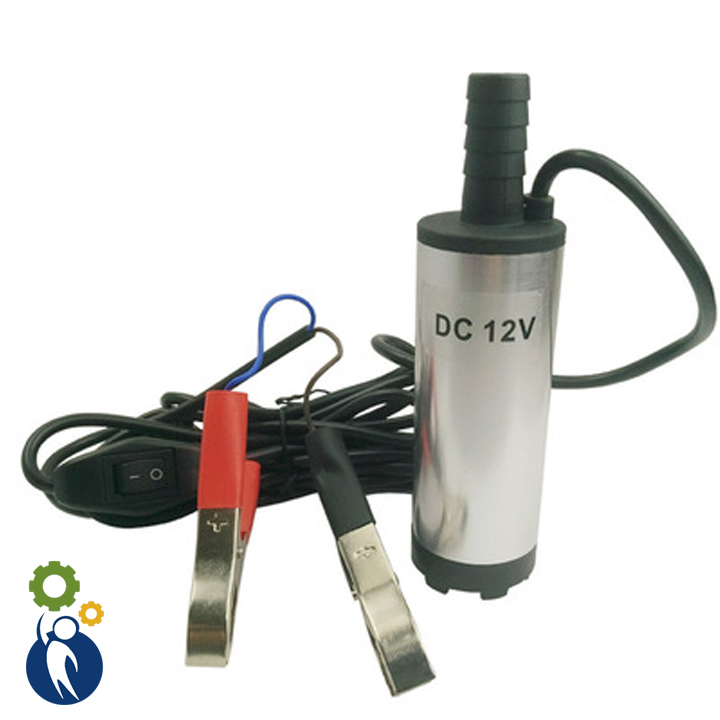 Máy bơm chìm bơm dầu bơm nước mini 12v phi 38mm
