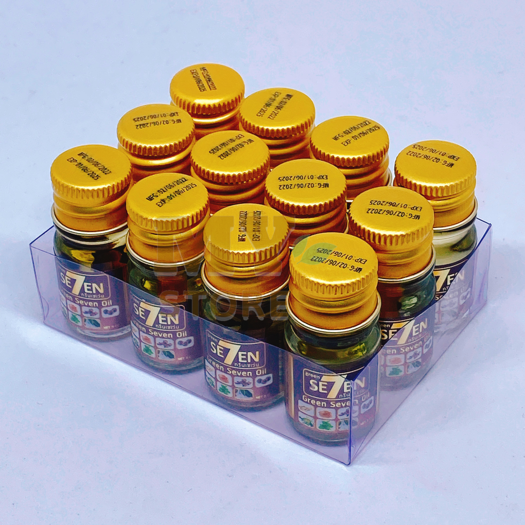 (Chính Hãng) Dầu Nước Seven 7 Vị Thảo Dược Thái Lan 5cc