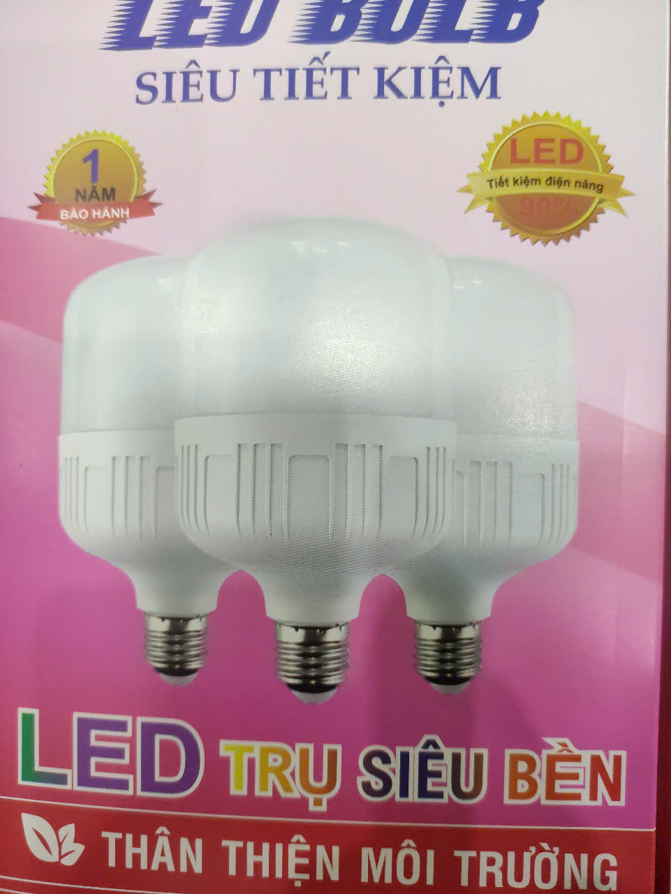 bóng đèn led 50w  bulb trụ