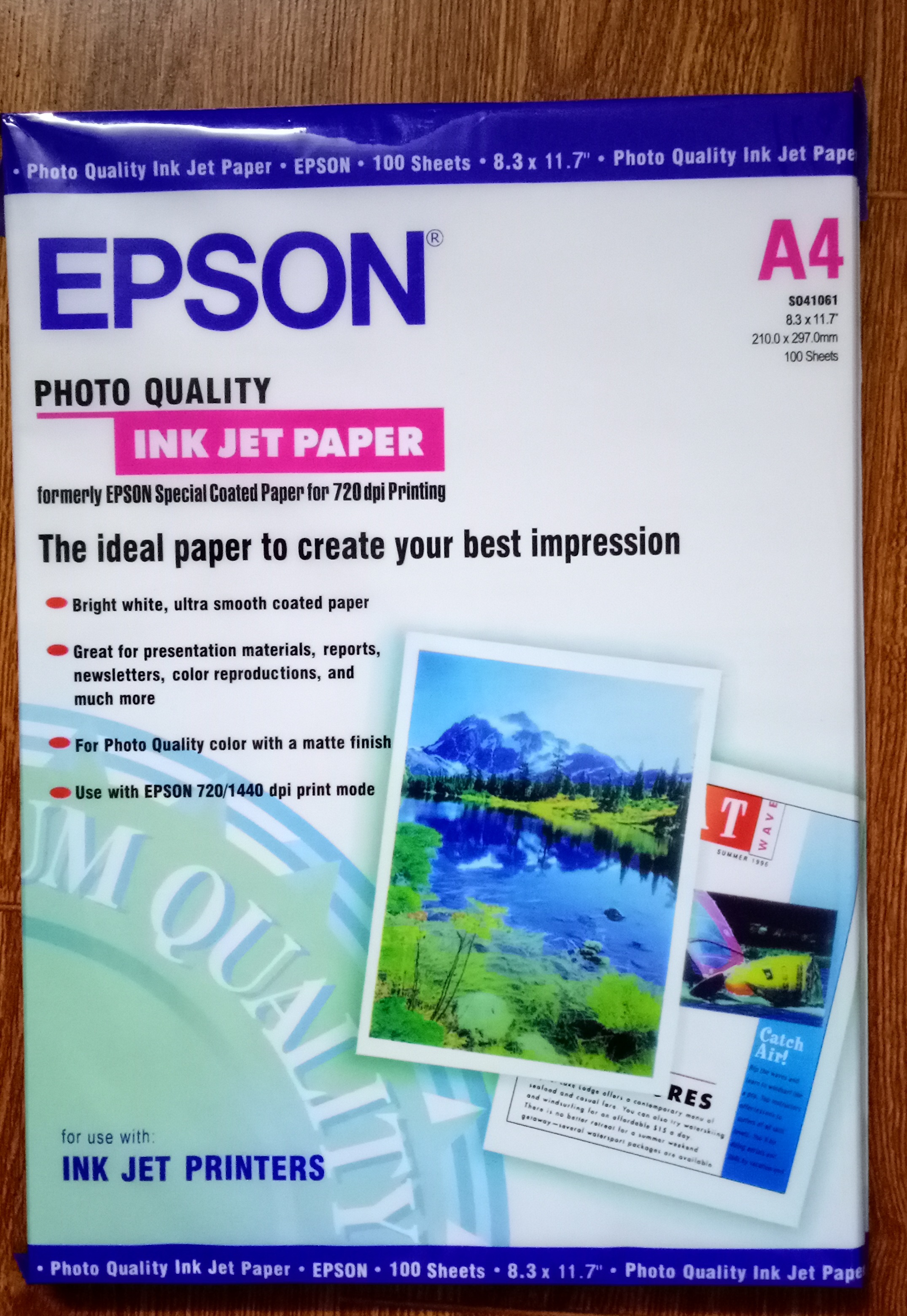 [HCM]GIẤY IN MÀU EPSON A4 130gsm,xấp100 TỜ