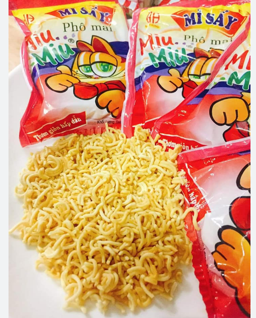 mì trẻ em Miu Miu tuổi thơ vị phô mai