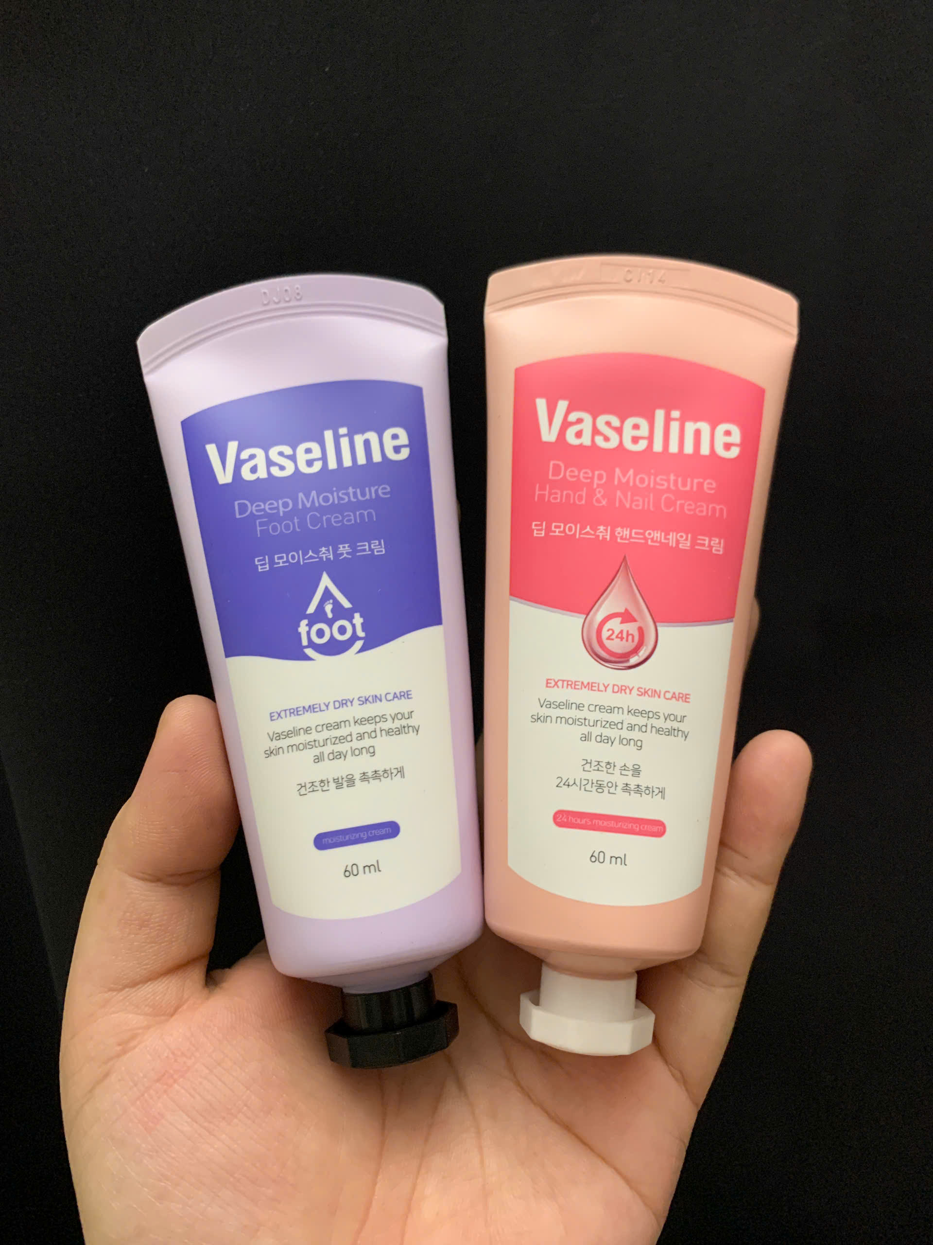Kem dưỡng da tay/ da chân Vaseline 60ml Hàn Quốc