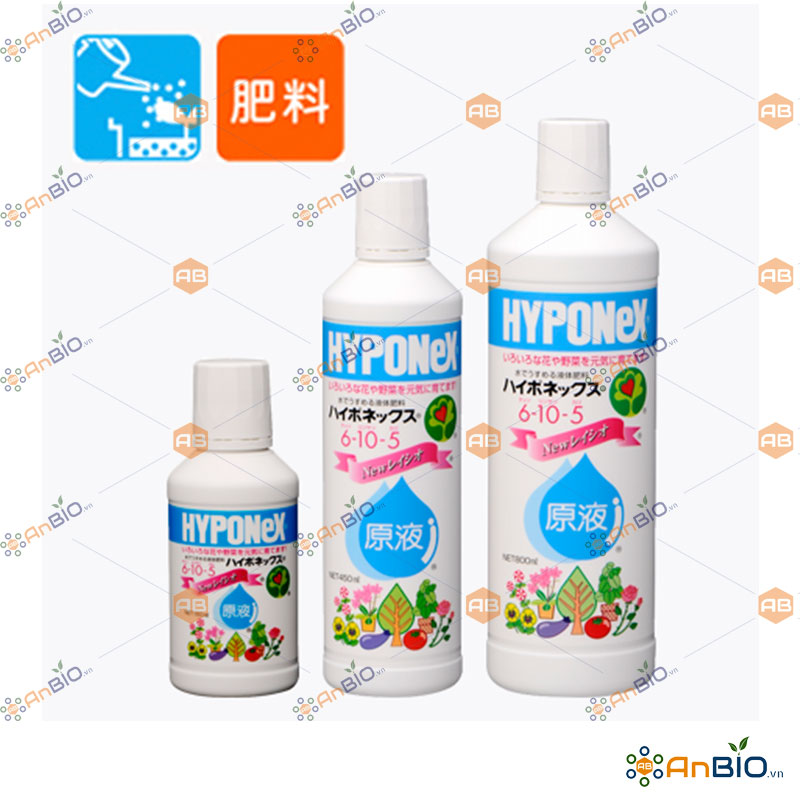 [HCM]PHÂN BÓN Hyponex Original Liquid 6-10-5 Chai 160ml - C5.1019