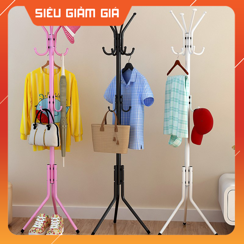 Cây treo quần áo mũ túi sách- Cây móc treo túi xách, quần áo di động đa năng, kệ treo quần áo, giá treo quần áo chất lượng, giá treo đồ, cây treo quần áo, cây phơi quần áo