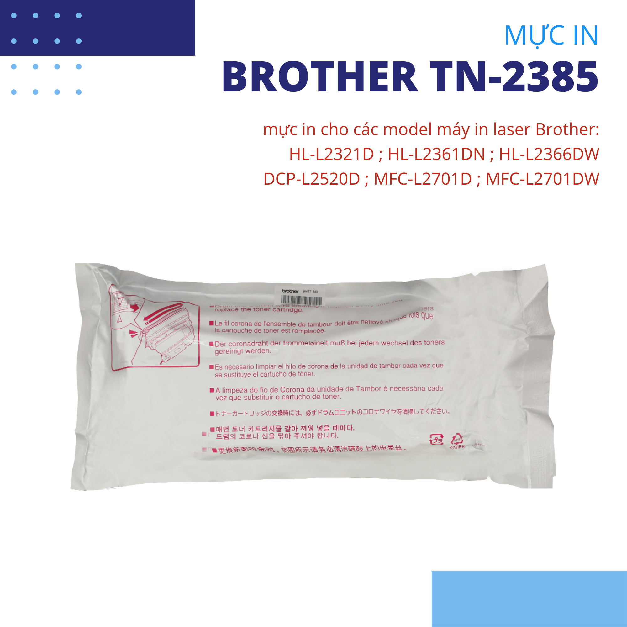 Brother TN-2385 mực máy in Brother