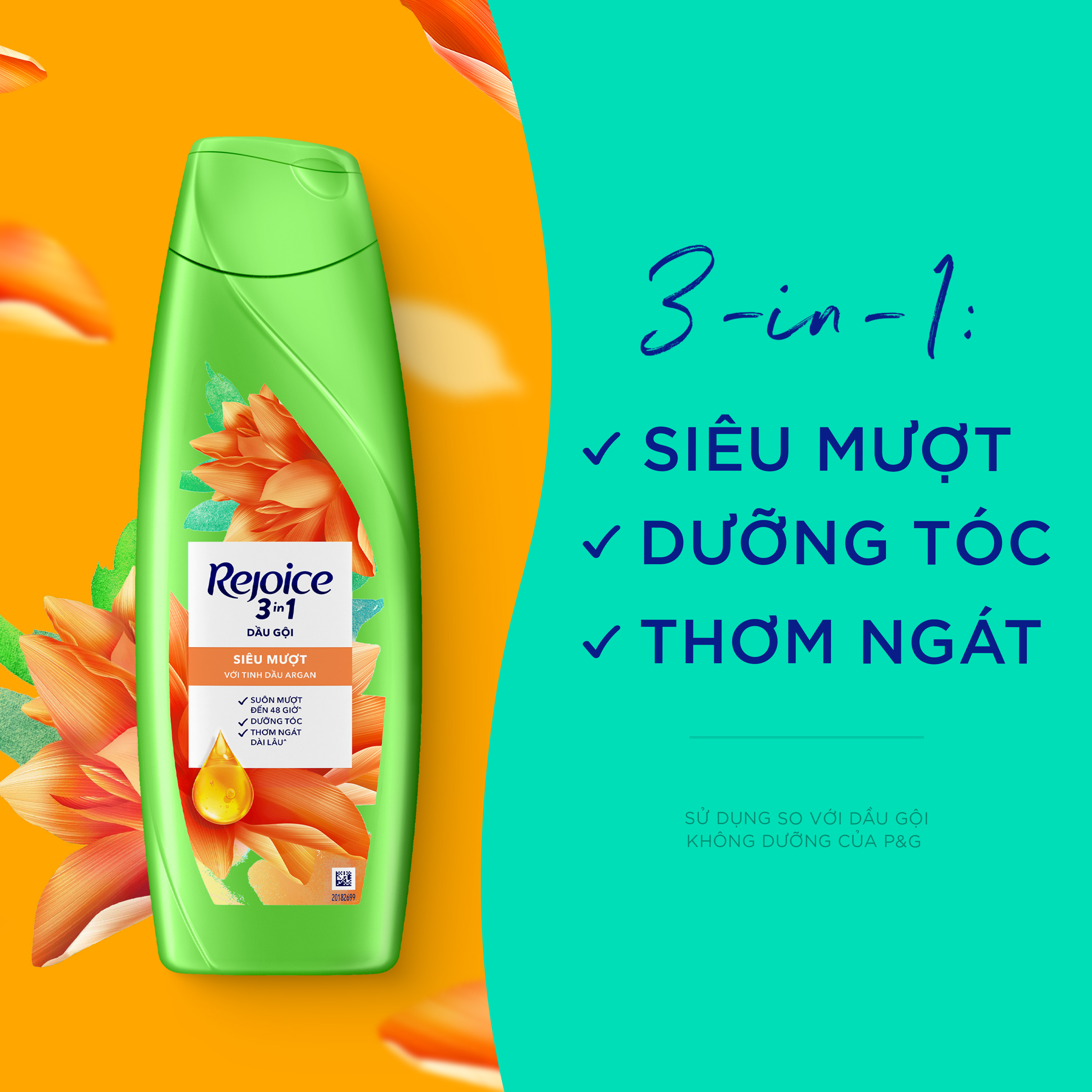 Dầu Gội REJOICE Siêu Mềm Mượt Siêu Mềm Mượt Chai 1750ML