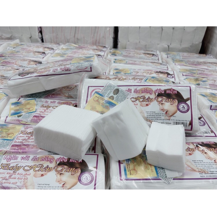 Sỉ combo 3 gói Khăn vải khô đa năng Hiền Trang