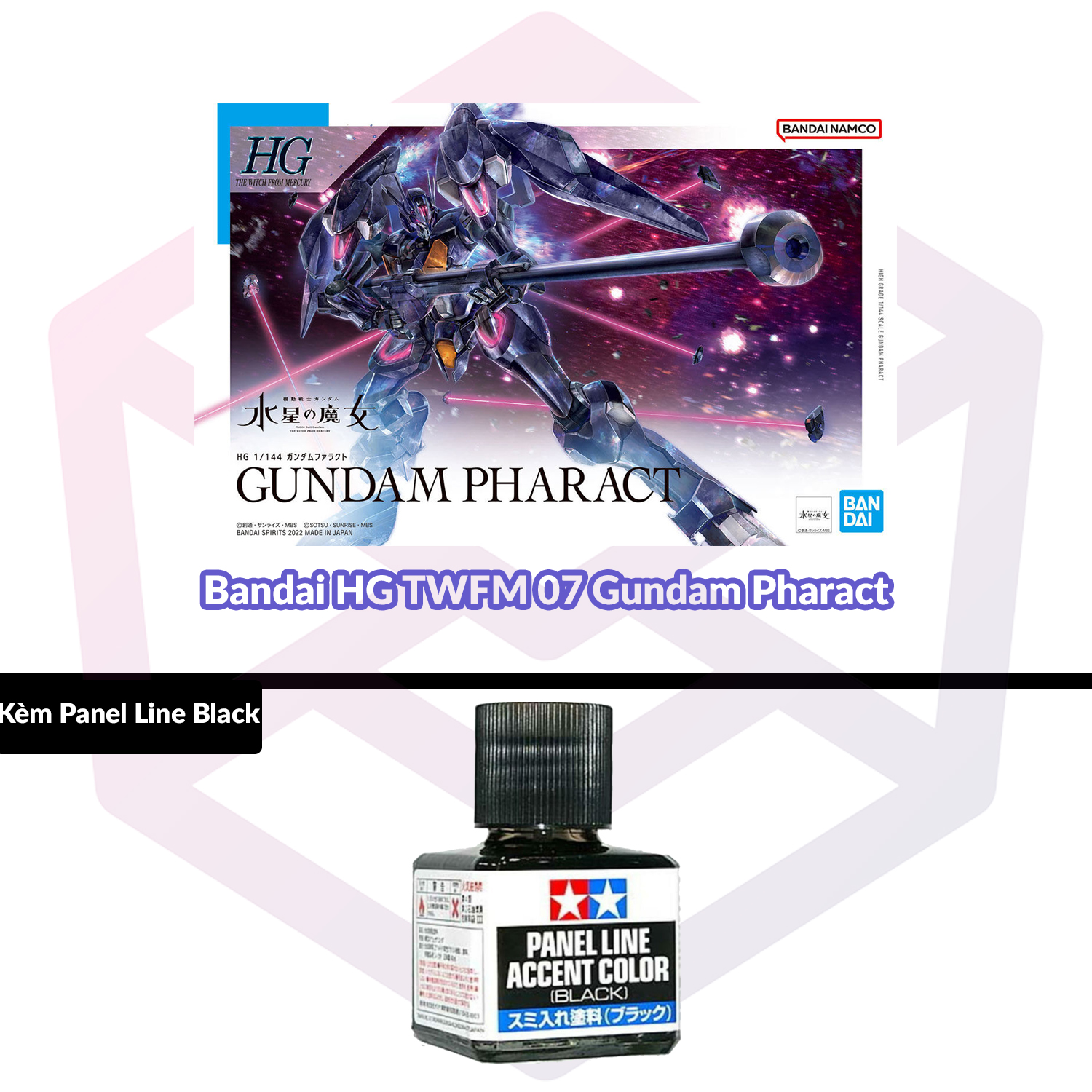 [7-11/12 VOUCHER 8%]Mô hình Gundam Bandai HG TWFM 07 Gundam Pharact 1/144 MS Gundam TWFM [GDB] [BHG]