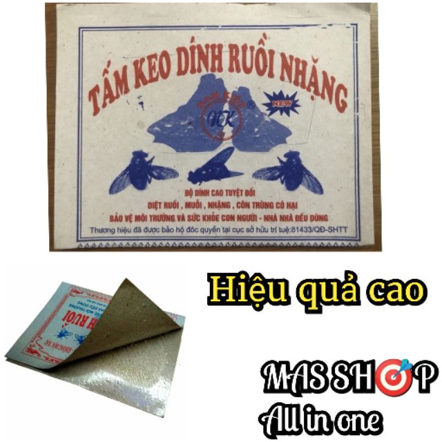 [Combo 10 miếng] Keo dính ruồi / keo dán ruồi / keo bẫy ruồi hiệu quả cao