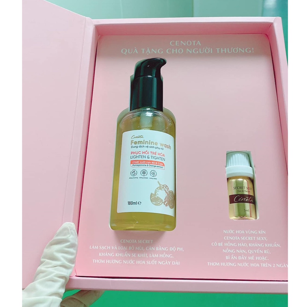 [Hàng mới] Dung Dịch Vệ Sinh Vùng Kín Phụ Nữ Làm Hồng Và Se Khít Vùng Kín Cenota Secret Sexy Gel 175ml
